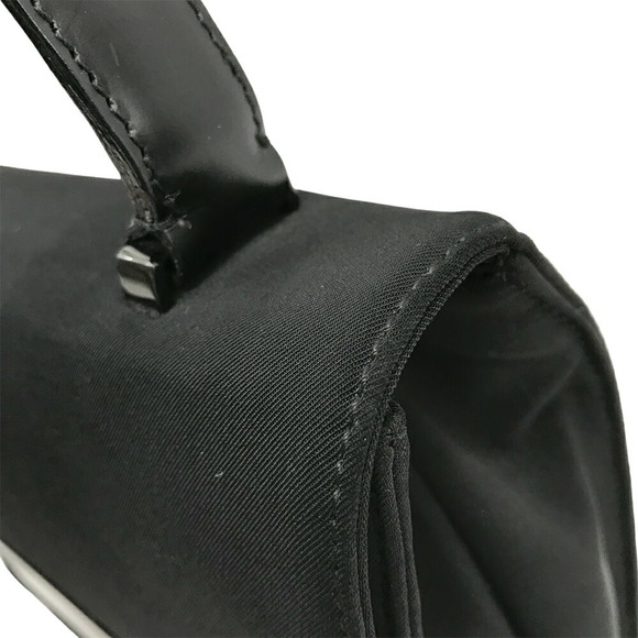 Prada handbag top handle black Tessuto nylon - Picture 8 of 16